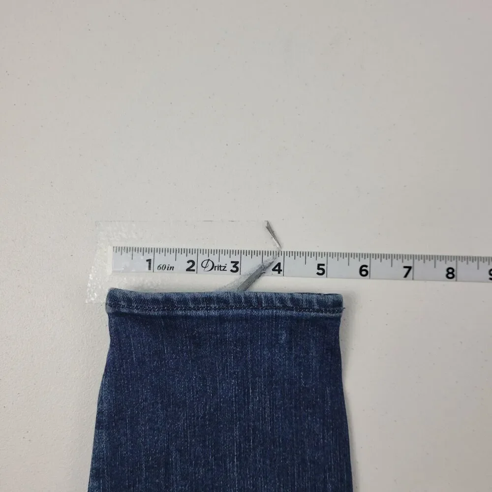 Athleta slim skinny jeans 4 womens 2625 blue denim‎ 30x29 sculptek